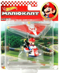 Hot Wheels - Mario Kart - Mario Standard Cart and Super Glider